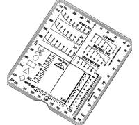Portables Ranges Finders - Medidor analógico de bolsillo para tarjetas | Herramienta de lectura y medición de electrocardiogramas, herramienta ligera de inspección de agujeros para actividades al