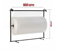 Portabobinas de 160 cms burbujas horizontal con sistema de corte