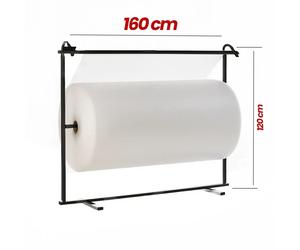 Portabobinas de 160 cms burbujas horizontal con sistema de corte