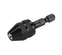 Portabrocas, Aleación de Aluminio de Vástago Hexagonal de 6,5 Mm + Varilla de Conexión de Larga de Acero Al Carbono Taladro Eléctrico, Neumático, Piezas y Accesorios de Torno (H01335)