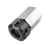 Portabrocas cuadrado ER25 ER32 ER40 bloque de portabrocas de acero duro hexagonal ER resorte para torno CNC, grabado, máquina de corte, herramienta (Hexagón, ER40)