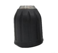 Portabrocas de 10 mm 3/8-24UNF sin llave para taladros eléctricos, mandíbula semimetálica de cambio rápido con agarre antideslizante, adaptador de apriete manual sin herramientas para madera y metal