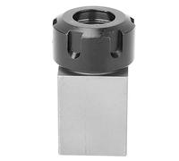 Portabrocas de bloque de pinza ER25 para torno y CNC |El acero endurecido proporciona un agarre seguro |Diseño de orificios pasantes para mecanizado de piezas largas |2 opciones (square handle)