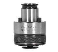 Portabrocas de cambio rápido GT24 ISO M6, herramienta de fresado CNC, mandril de roscado de acero rápido con dispositivo de cambio rápido, para máquinas de roscar, perforación