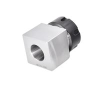 Portabrocas de mandril con resorte ER25/ER32/ER40, bloque hexagonal ER32, cuadrado ER25 for máquina CNC, herramientas grabado torno(ER25)