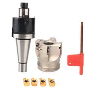 Portabrocas de manguito de tensor MT2 FMB27 BAP400R 50 22 4T Fresado 1604APMT Plaquitas de fresado CNC Herramientas de fresado de alta precisión para metalurgia y aplicaciones industriales Superficie