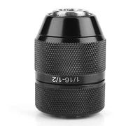 Portabrocas de Metal de 13 Mm con Montaje de 1/2 y Mecanismo de Bloqueo automático: Diseño sin Llave para Taladros Eléctricos