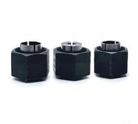 Portabrocas de repuesto y tuerca de pinza para enrutadores DW6214 DW616 2610906283 2610906287 32628603 compatible con DW616M/D/PK DW616P/S/SK DW618 Router Series (6,35 mm)