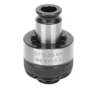 Portabrocas de roscado GT12 - JIS - M8, herramienta de roscado con protección contra sobrecarga, pinza de roscado de cambio rápido de torsión ajustable para máquina CNC, material