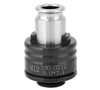 Portabrocas de torsión para fresadora, portabrocas de alta capacidad de sujeción con opciones M6, M8, M10 y M12, adaptador de vástago para taladrado y mandrinado (M12)
