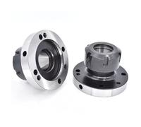 Portabrocas ER16 ER50 ER25 ER32 125 ER40, Mini brida de 100mm y 80mm, accesorio pinza cartucho cuatro ejes for herramienta torno fresado CNC(ER20-D45 (4 Hole))