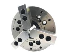 Portabrocas hidráulico de 3 mandíbulas, 5 6 8 10 12 pulgadas Portabrocas hueco de 3 mandíbulas for torno CNC(3B-08)