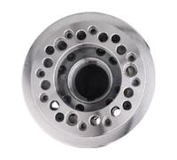 Portabrocas hidráulico de tres mordazas huecas con cuerpo totalmente acero eléctrico alta velocidad dos y(Hollow two jaw 6 inch A2-5 flange)