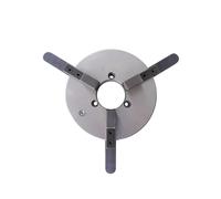 Portabrocas manual de 3 mordazas WP200A for torno de madera - Accesorio de placa giratoria posicionador de soldadura de alta precisión