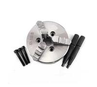 Portabrocas manual de alta precisión K01-100 K02-100 for torno de carpintería - Conexión de brida de mordaza 3/4(K01-100b)