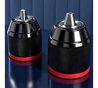 Portabrocas metálico sin llave, 0.8~10mm, 1.5~13mm, portabrocas de trinquete de 3 mordazas con autobloqueo, para taladro eléctrico, taladro inalámbrico y taladro de litio 1pc 0.8-10mm Chuck