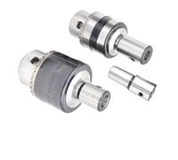 Portabrocas para portabrocas B10, B12, B16, B18, llaves ligeras + 1 adaptador de manguito de eje de motor, herramienta de perforación de varilla de conexión (agujero interior de 10 mm -B18)