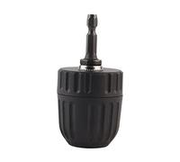 Portabrocas sin llave, Clip para portabrocas, Clip de portabrocas para brocas sin llave de 3/8-24UNF de 0,8-10 mm con adaptador de varilla de vástago hexagonal de 1/4 '' W