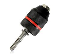 Portabrocas sin llave con adaptador SDS Plus para taladros Bosch de 1/2 pulgada, portabrocas sin llave de 3 mandíbulas de 1/2 pulgada para brocas de vástago recto, ideal para aplicaciones de