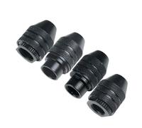 Portabrocas sin llave, Mini adaptador de mandril sin llave, pinza tres mordazas 0,5-3,2 mm for Dremel y destornilladores(Chuck Long M7)