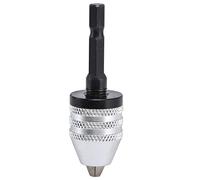 Portabrocas sin Llave, Portabrocas sin Llave, 3 Mordazas, Vástago Hexagonal de 1/4 pulg., Adaptador de Broca para Portabrocas Multifunción, Eléctrico Pequeño, Portabrocas
