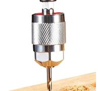 Portabrocas - Soporte de 1/4 brocas, adaptador de herramientas para proyectos de carpintería, conector hexagonal con cambio rápido, dispositivo de alimentación, agarre de mandíbula para procesamiento
