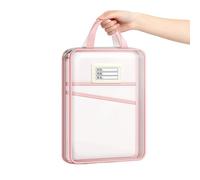 Portadocumentos - Bolsa reutilizable A4 en forma de L transparente