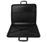 Portafolio de arte Estuche Bolsa de PVC Portátil Pintura Placa A3 Dibujo Sketch Board Bolsa de almacenamiento 14.6 x 18.9 pulgadas Negro