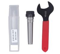 Portaherramientas de husillo Chuck MTB2 ER16 M10, portaherramientas de collet de cono Morse con llave ER16A para torno y fresadora CNC, portaherramientas de acero al manganeso para