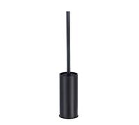 Portaherramientas de Limpieza de Acero Inoxidable 304 de Goma Pintado Negro con escobilla de Inodoro