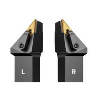 Portaherramientas para torneado CNC Portaherramientas de torneado exterior MVJNR/L VNMG16, insertos de carburo, juego de herramientas de corte de torno(VNMG160404-TM YZ6020,MVJNR2525M16)