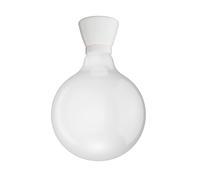 Portalámpara de porcelana E27 MINZ redondo blanco incl. lámpara E27 (blanco