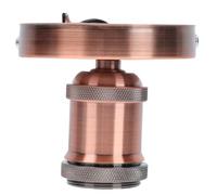 Portalámparas 3a 110-220v Cerámico Marrón E27 de Techo