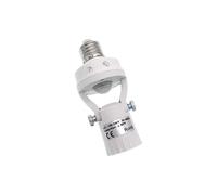 Portalámparas con sensor de movimiento, adaptador de bombilla de rosca E27 (regulable)_Regalo sorpresa