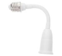 Portalámparas de Extensión E27 Flexible Brazo Ajustable y Rotación 360°