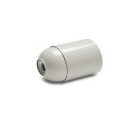 Portalámparas E-27 Blanco - Famatel- Pack 2 portalámparas