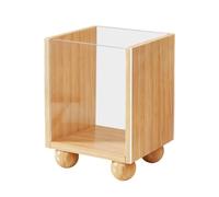 Portalápices de escritorio de madera de gran capacidad | Organizador de escritorio para dormitorio, hogar, baño, cocina, aula, escuela, profesor, universidad