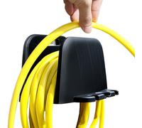 Portamanguera de jardín - Desenrollador de manguera de riego para cordón, para manguera de 30 metros, fijación de pared para jardín, para garaje, playa, terraza, césped, piscina, limpieza y riego