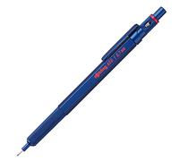 rOtring Portaminas 600 – HB 0,7 mm – Cuerpo metálico azul hexagonal
