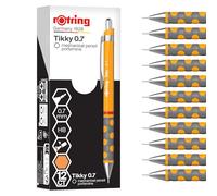 Portaminas rOtring Tikky | HB 0,7 mm | Cuerpo caléndula | Ligero con agarre de goma