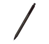 Portaminas Uni Kuru Toga Metal, rotación automática del plomo, punta fina de 0.5mm, cuerpo completamente metálico, negro nocturne, M5KH1P.24