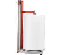 Portarrollos con dispositivo de corte vertical para papel y láminas de hasta 6 mm