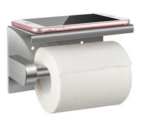 Portarrollos de papel higiénico, Portarrollos de papel higiénico sin taladrar, Portarrollos de papel higiénico de pared, Acero inoxidable 304, Adhesivo 3M