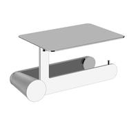 Portarrollos Gessi CONO para montaje en pared con tapa, 45449299, Color: Negro XL
