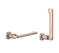 Portarrollos o portarrollos de repuesto Gessi Inciso para montaje en pared, vertical/horizontal, 58455030, Color: PVD de cobre