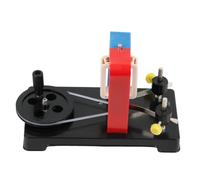Portátil Educational Electric - Generador de mano de 17 x 8,7 x 12 cm, generador de corriente continua, modelo de enseñanza manual para laboratorio de ciencia, escuela, educación, hobby, exterior