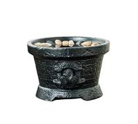 Portátil Estufa de cerámica eléctrica silenciosa, estufa for cocinar té, temperatura ajustable 6 velocidades, pequeña parrilla for barbacoa mesa for interior, hogar, café, hornear Cámping