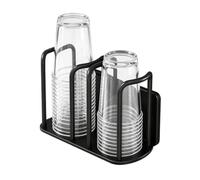 Portavasos magnético, sin taladro, base estable que ahorra espacio, gran | Soporte magnético para tazas, soporte de almacenamiento para máquinas de café, escritorio de oficina