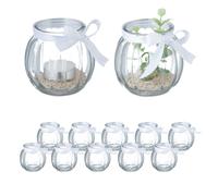 Portavelas cristal soporte para velas 7,5 cm 120 g portavelas decorativos