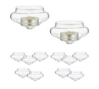 Portavelas flotantes soportes para velas vasos decorativos 12 unidades 20 g